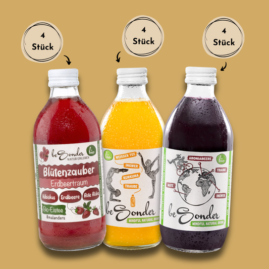 beSonder, kurkuma, aronia, ingwer, traube, erdbeere, ginger, turmeric, strawberry, kombipaket