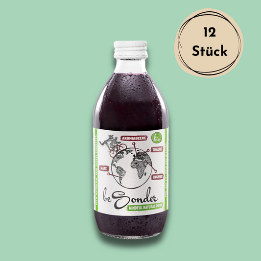 beSonder, aronia, ingwer, mate, matetee, tee, ginger, juice, saft, traube