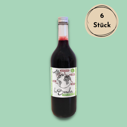 beSonder, aronia, ingwer, mate, matetee, tee, ginger, juice, saft, traube