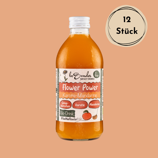 beSonder Flower Power - Karotte Mandarine (bio | 12 x 330 ml)